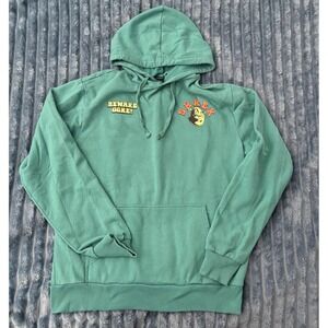 Shrek Dreamworks Movie Hoodie Pullover Beware Ogre Graphic Mens Medium